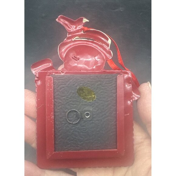 St. Nicholas Square Sparkly SNOWMAN Metal Ornament Frames-3 PC NEW Christmas - Picture 5 of 11